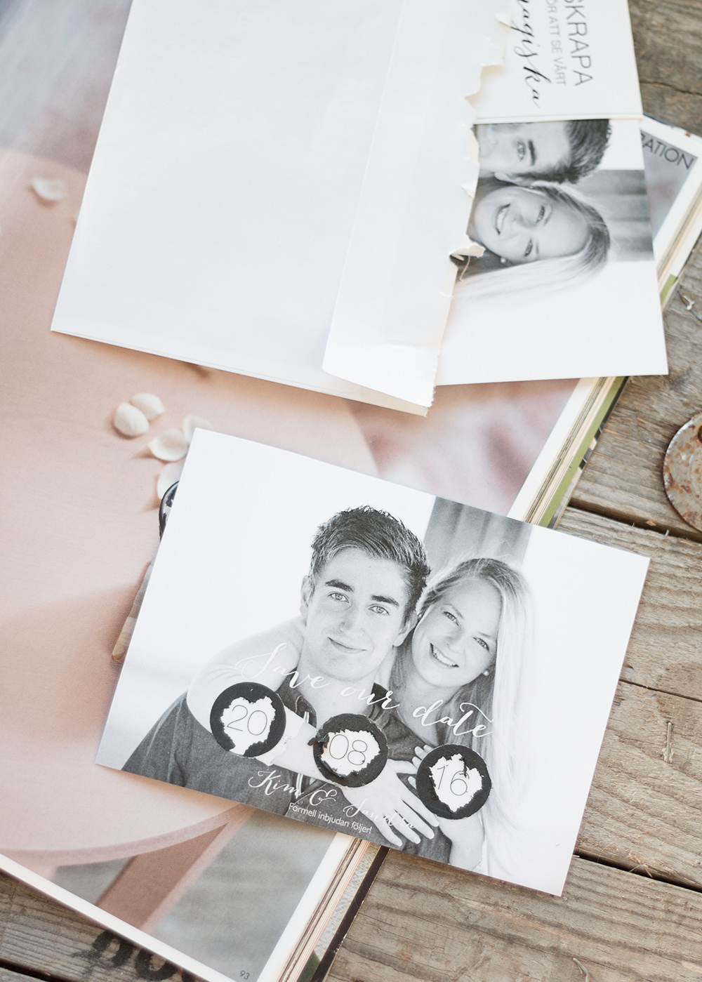 Save the date | Scratch off cards | Sandramarias.com