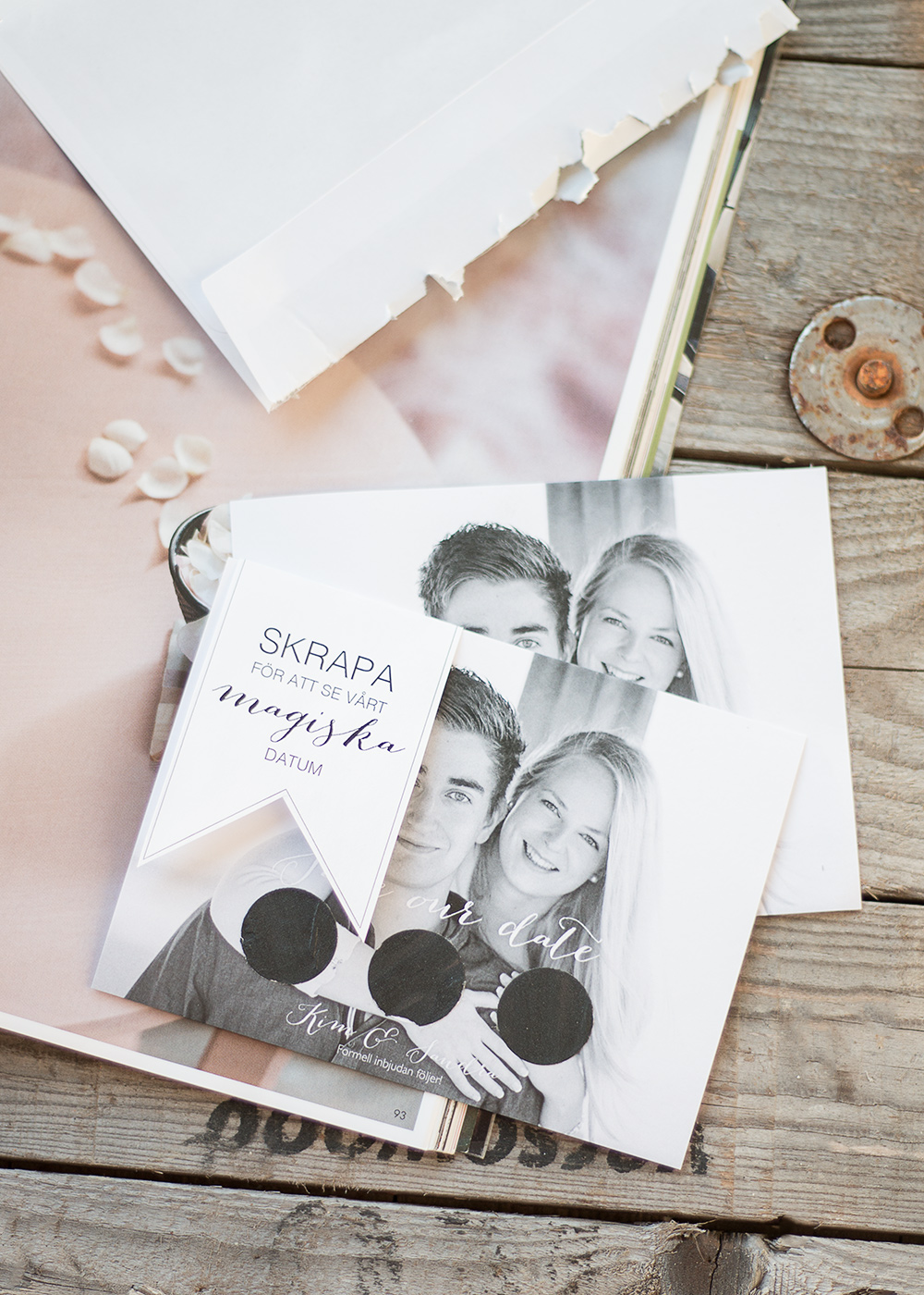 Save the date | Scratch off cards | Sandramarias.com