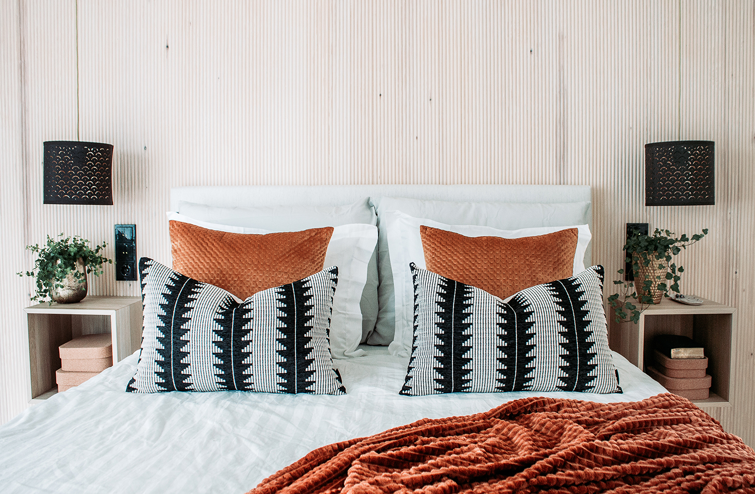 Building Home: Sovrummet | Höstig sovrumsinredning | Scandi bedroom interior | By Sandramaria