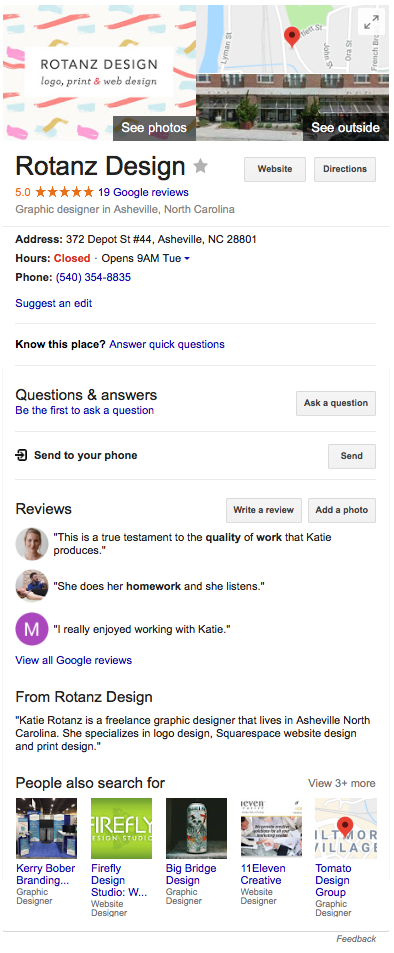 Google Search Results