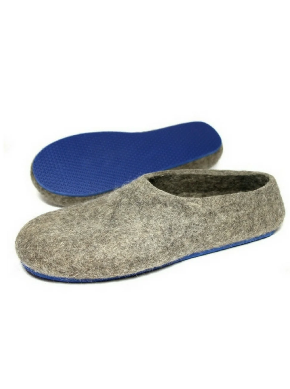 Men's Organic Felt Slipper Brown Royal