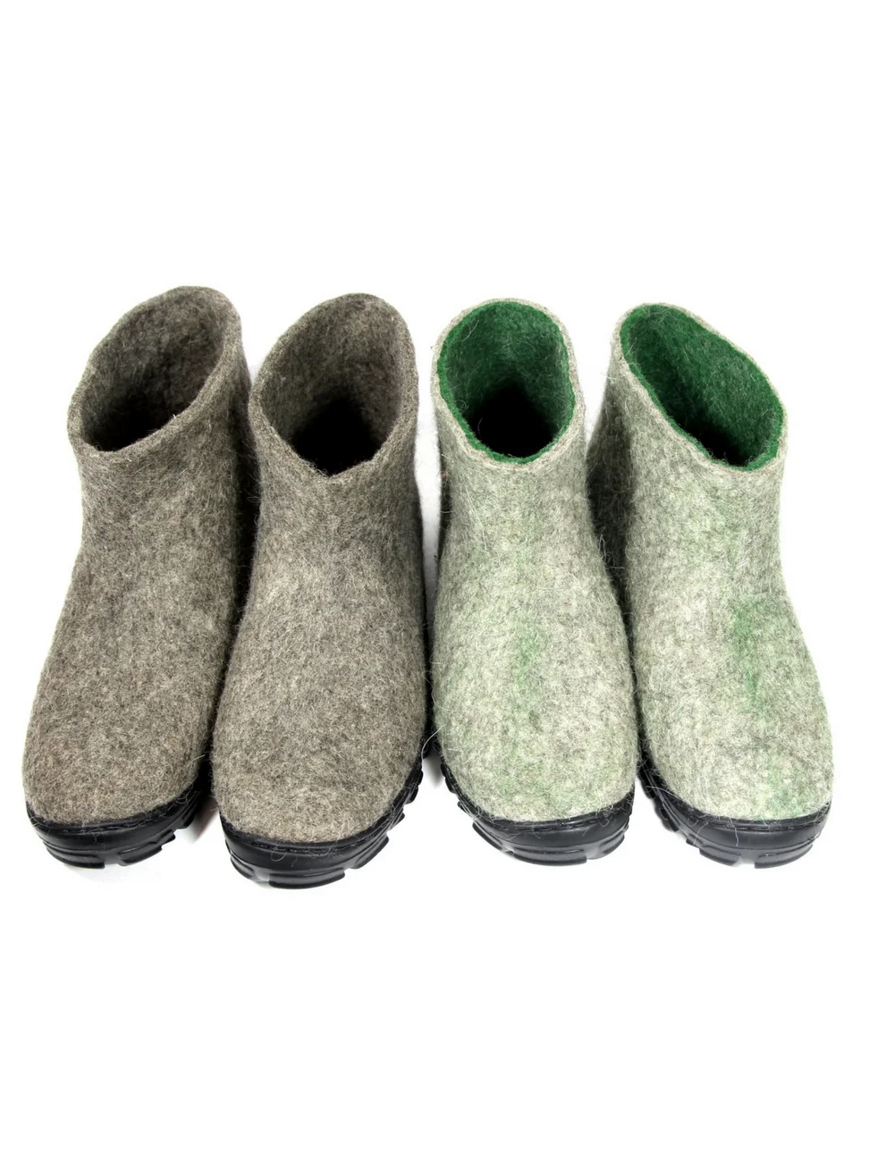 Men's Natural Wool Ankle Boots Winter Moss - FELT FORMA 5.jpg