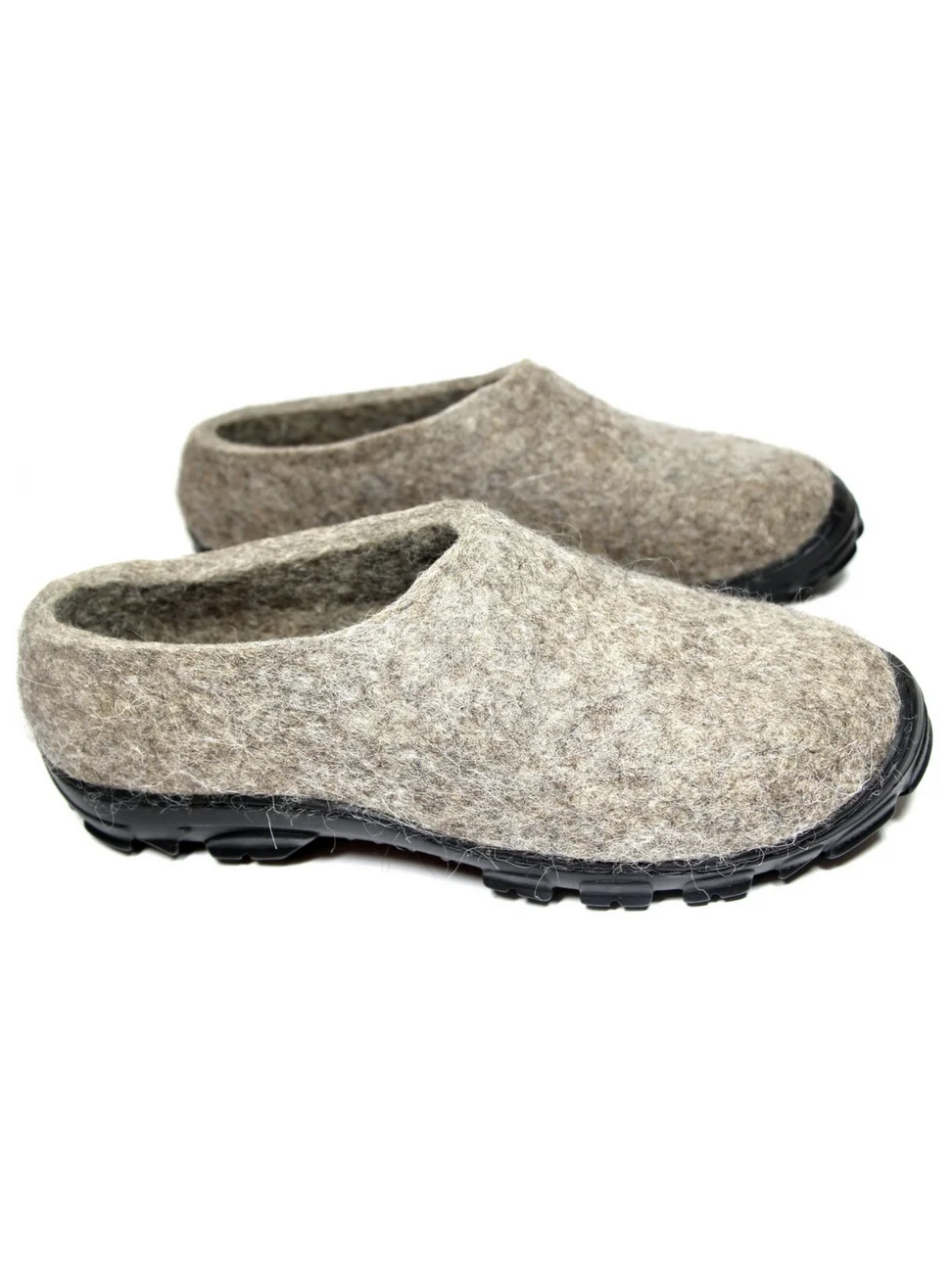Men Felt Slipper Handmade