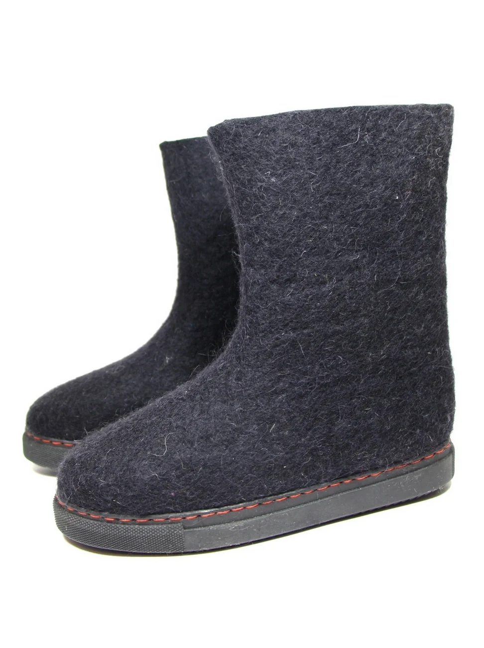 Women's Wool Snow Boots Monochrome