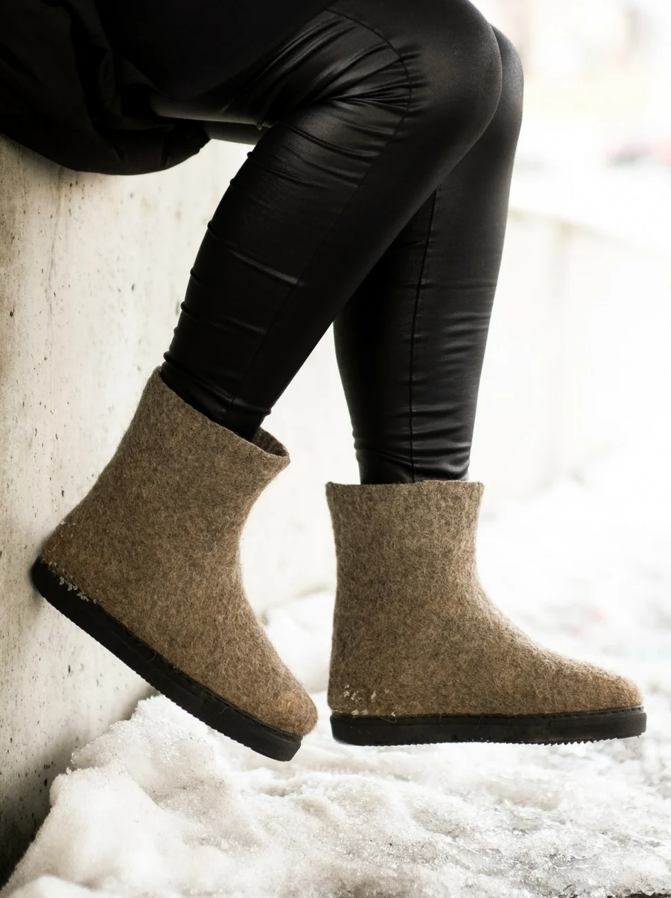 FELT FORMA Wool Snow Boots Cappuccino - 1.jpg