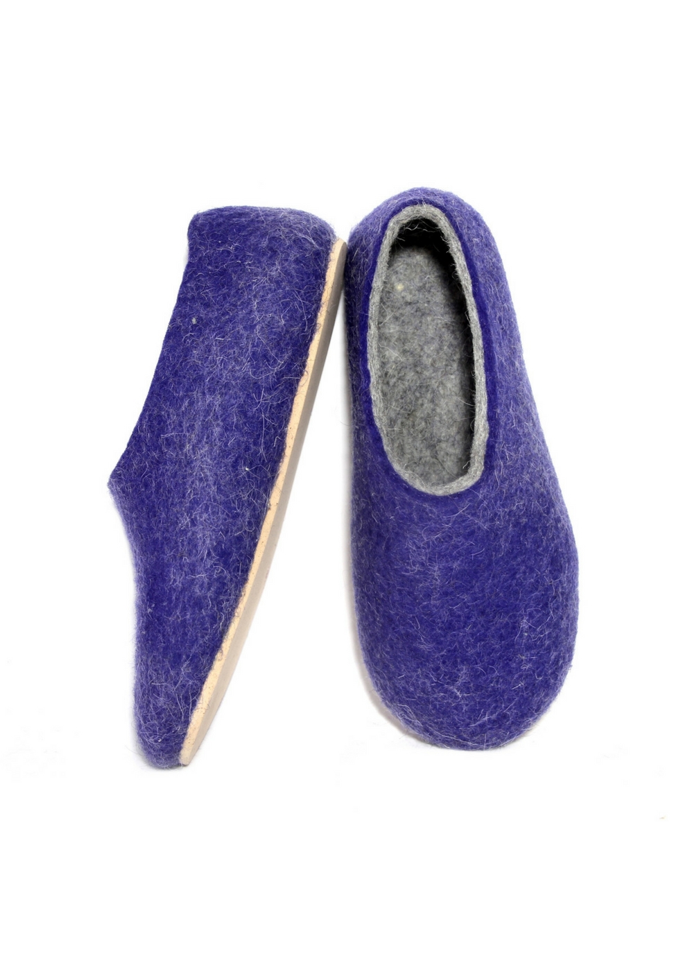 Women's Boiled Wool Slippers Ultra Violet 2 FF.jpg
