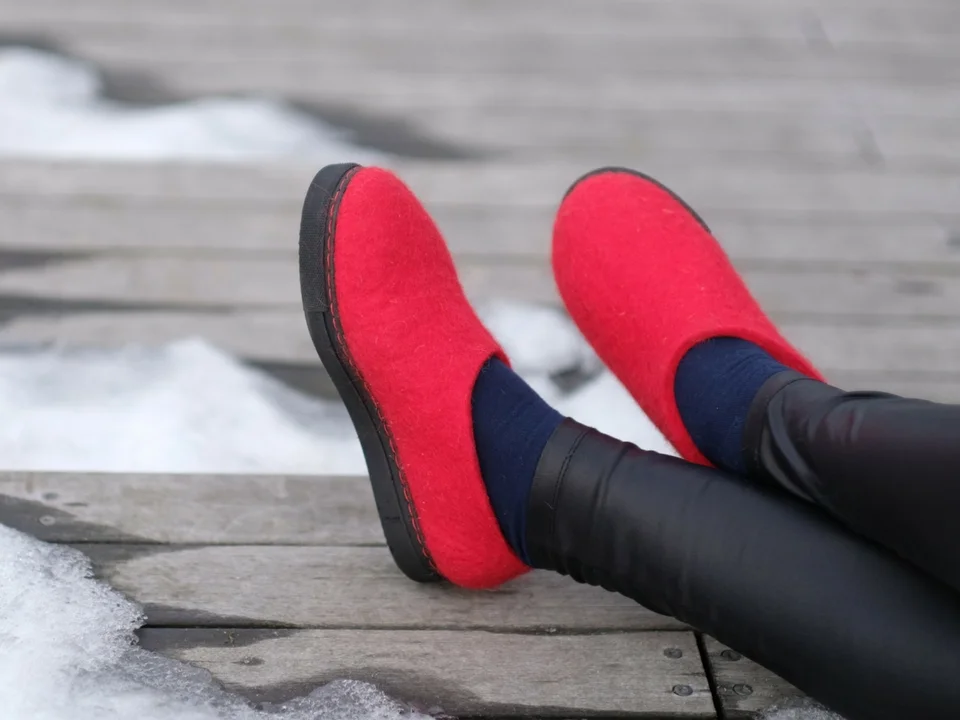 FELT FORMA organic wool loafer boots - custom colors - organic wool