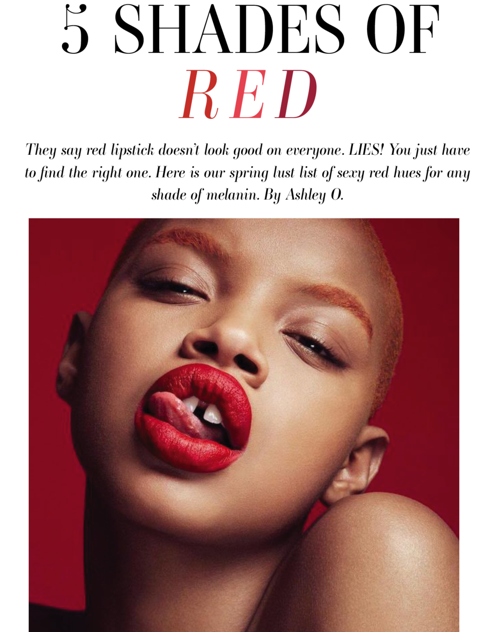 Red Lipsticks —