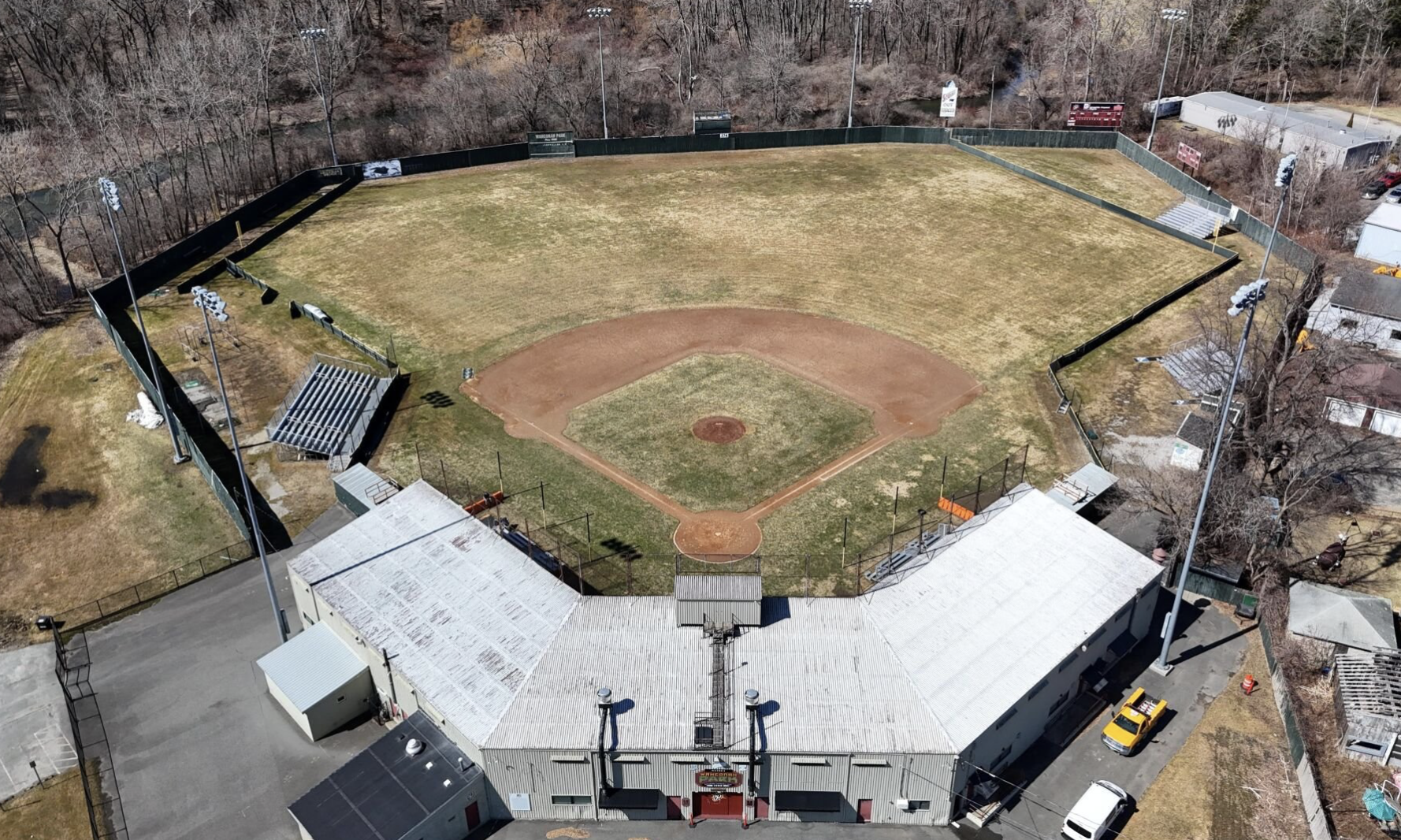 Wahconah Park ice rink project site in Pittsfield, Massachusetts, led by Alex Regen
