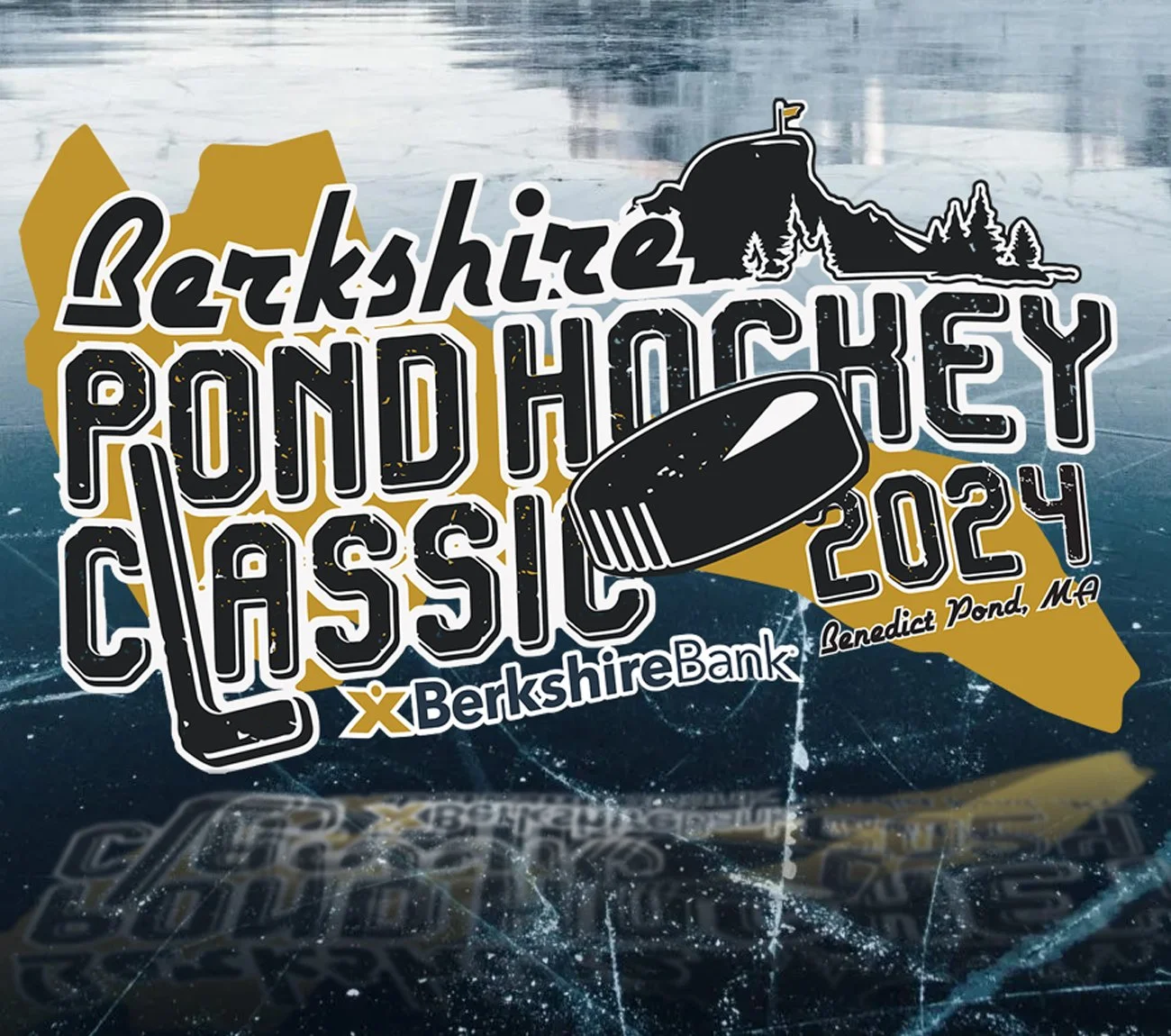 Berkshire Pond Hockey Classic logo, founded by Alex Regen