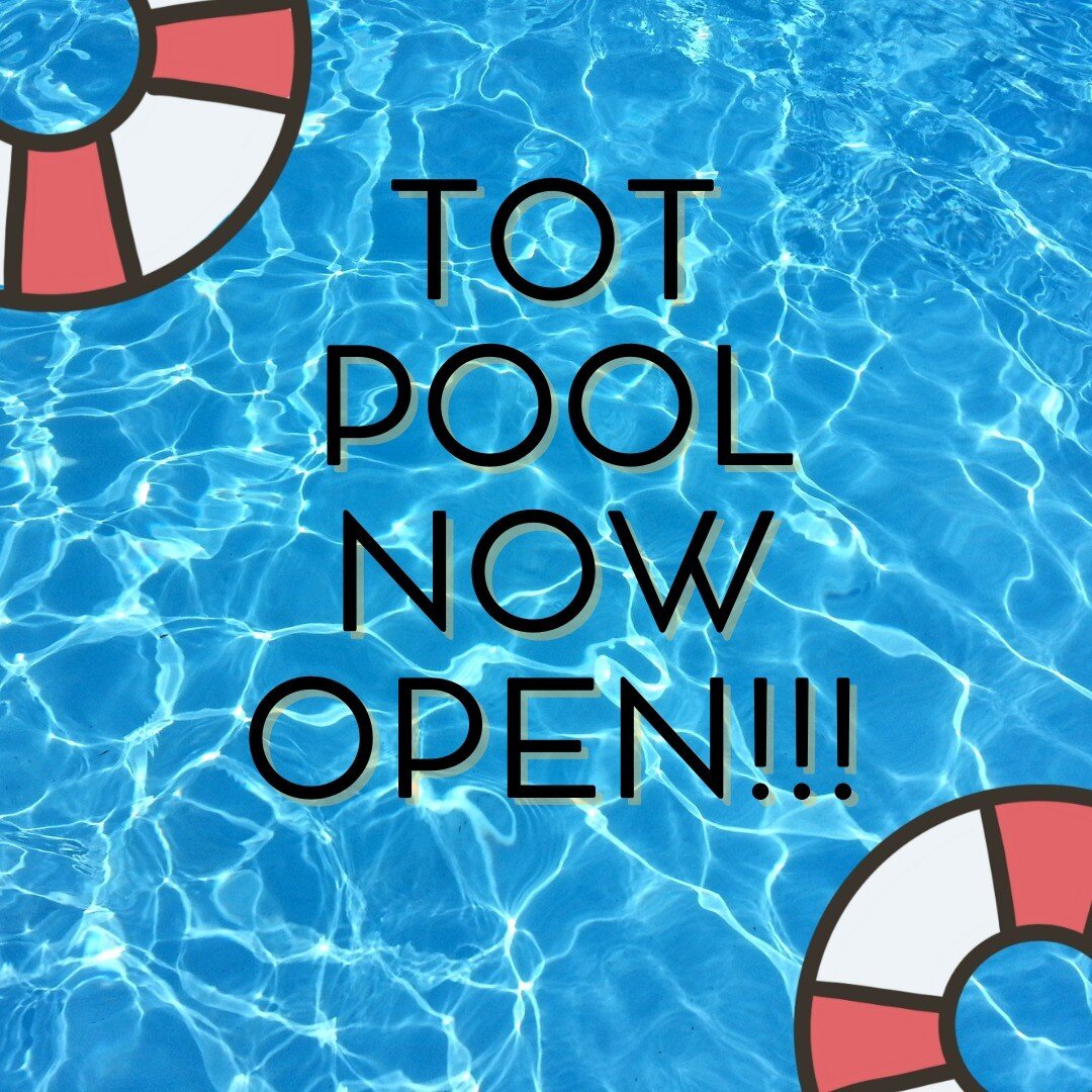 ATTENTION EVERYONE!!! 
The Tot Pool is
NOW OPEN!!!!!
#calgary #bowviewoutdoorpool #COSPA