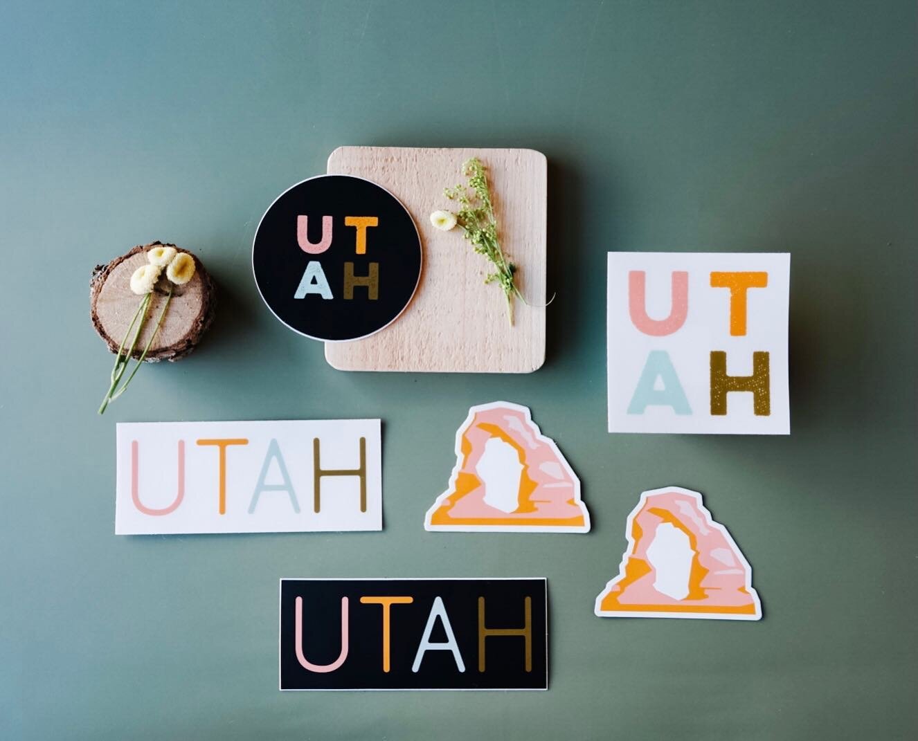 Spring is coming. Can you feel it?
I&rsquo;m working on a whole new set of products for spring and it&rsquo;s feeling like a rebirth. My old Utah stickers have been a best seller @saltandhoneymarket. What should I design next?