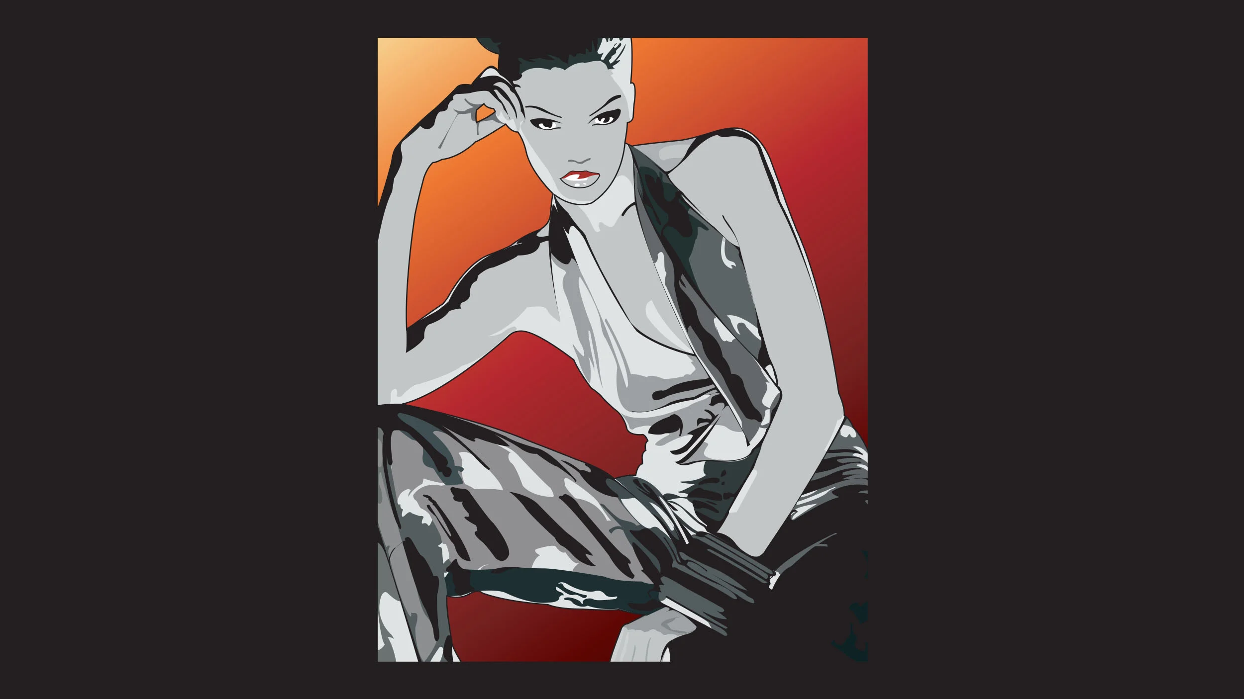 Fashion Copyright © Afro Boy Productions. All rights reserved. · Illustrator + Photoshop