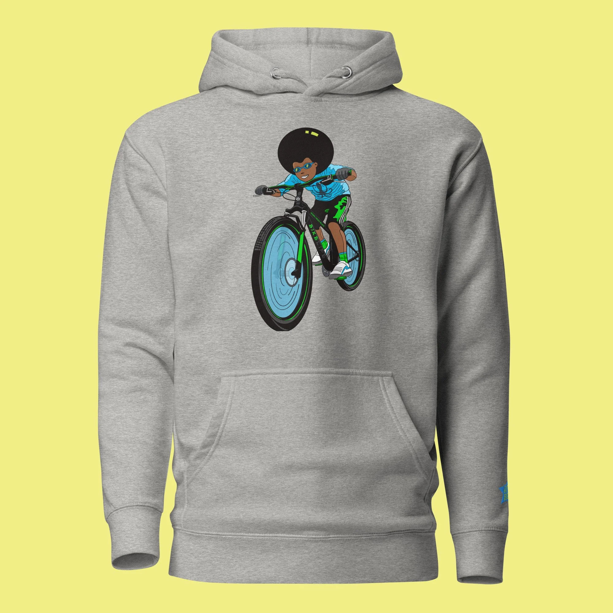 Afro Boy Bike Life Hoodie
