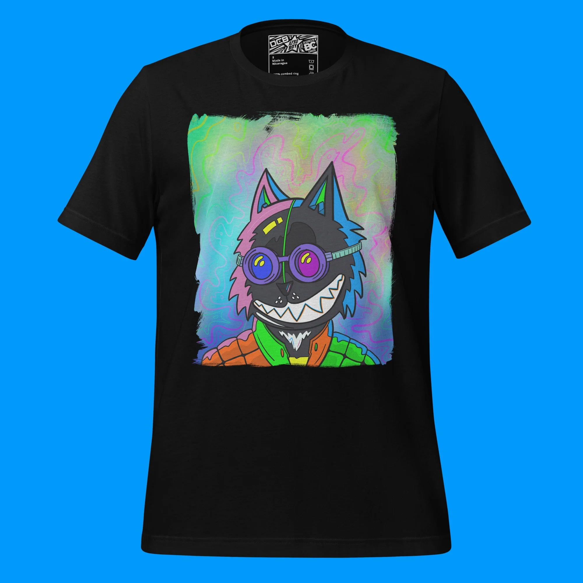 Unisex-Bella+Canvas3001-PsychoCat-Black1.jpg