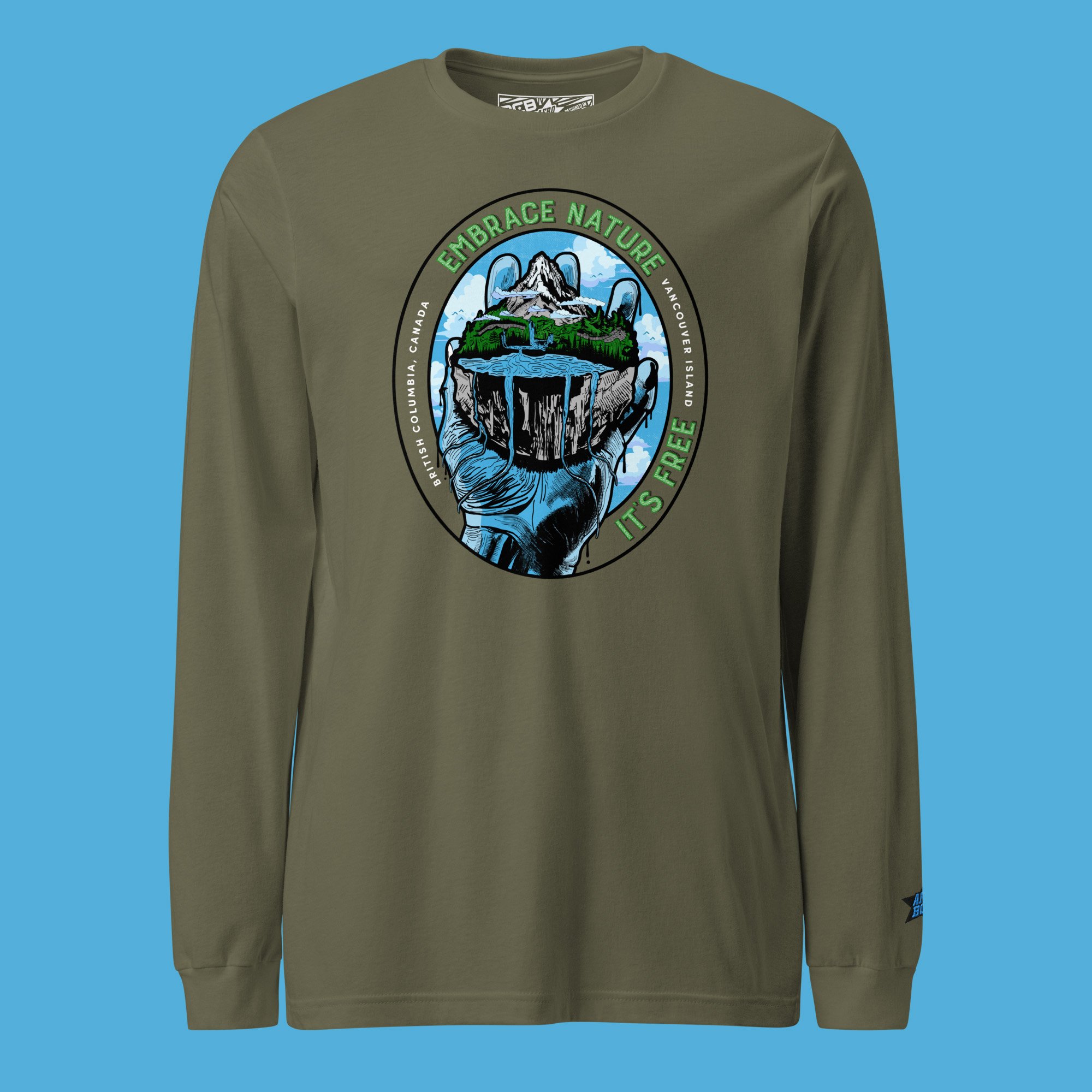Unisex-Long-Sleeve-Tee-front-product-details-EmbraceNature.jpg