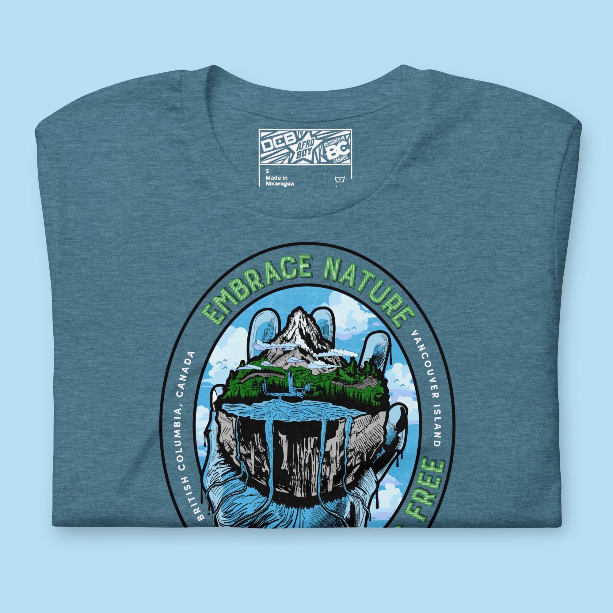 Unisex-staple-t-shirt-front-close-EmbraceNature.jpg