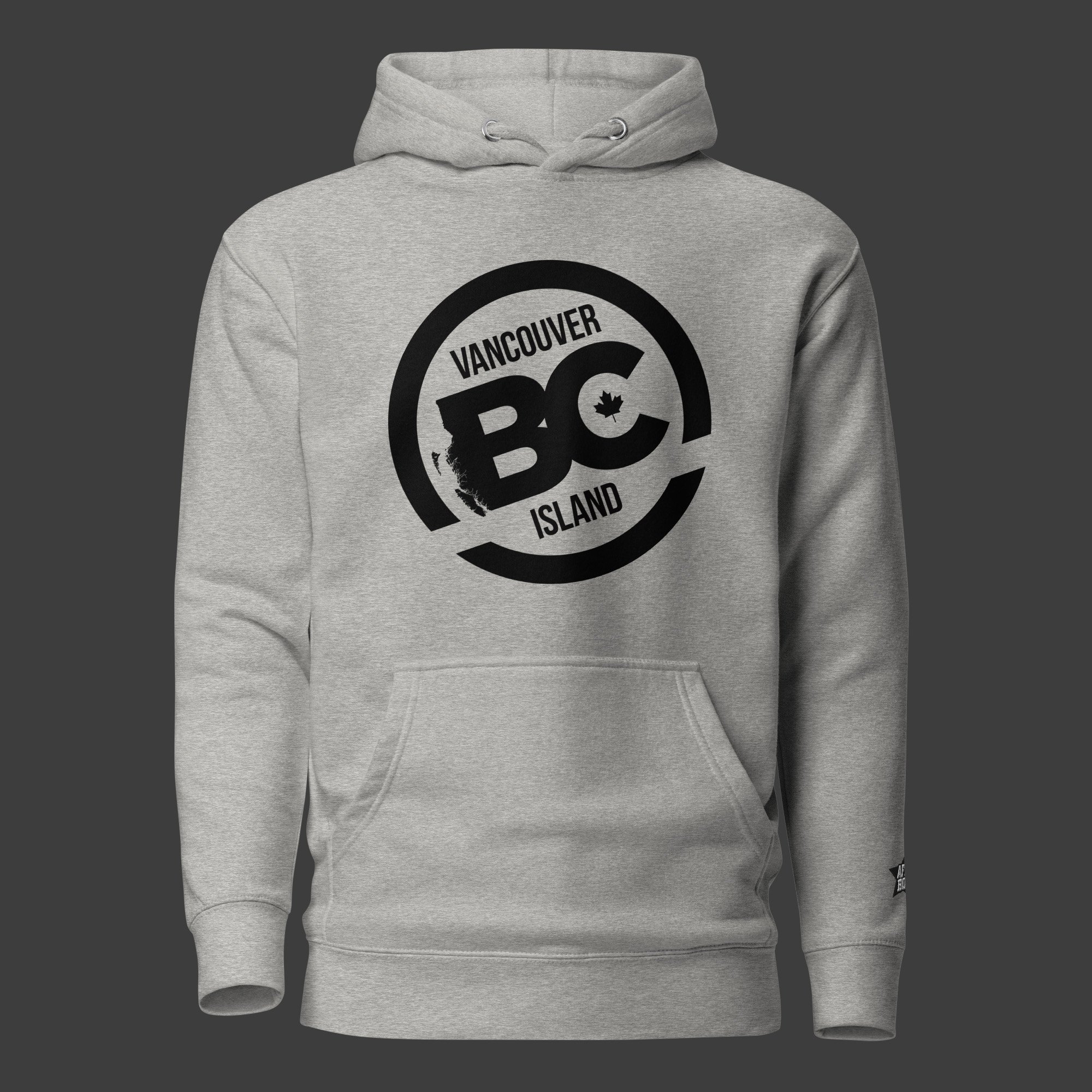 Unisex-premium-hoodie-CarbonGrey-front-BCCoastlineSky.jpg