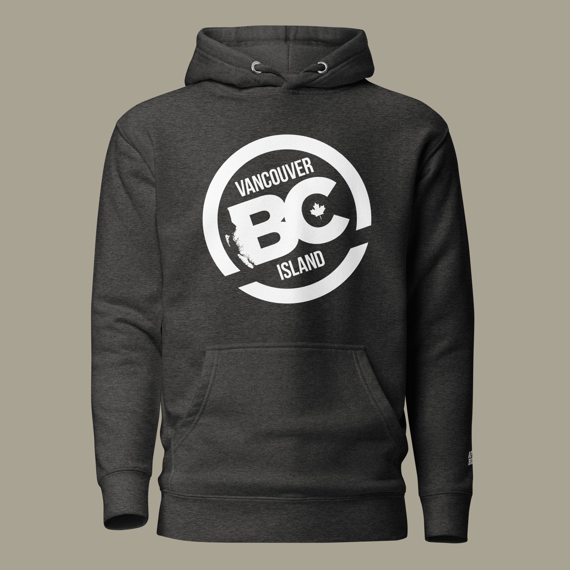 Unisex-premium-hoodie-CharcoalHeather-front-BCCoastlineLand.jpg