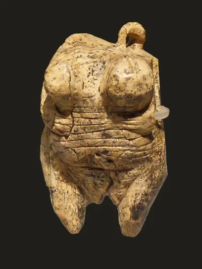 The Venus of Hohle Fels, dating back 35,000 years. It is the first known depiction of a human being.