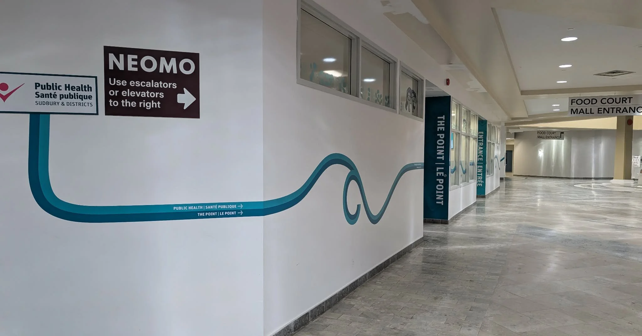 Public Health Sudbury &amp; Districts Elm Place Signage