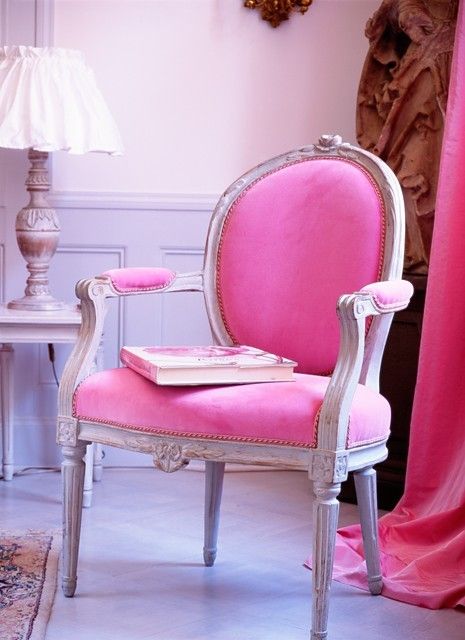 Hot Pink:  Victorian Arm Chair
