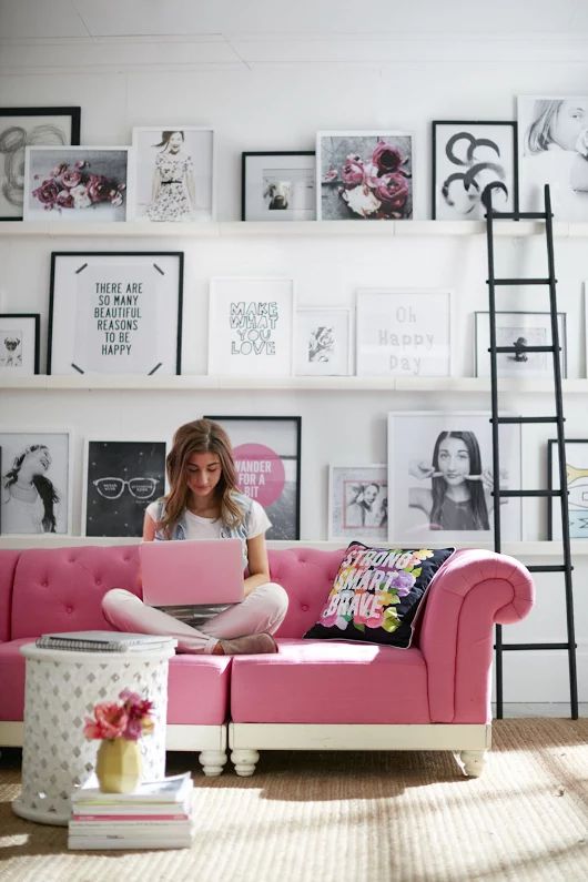 Hot Pink:  Couches