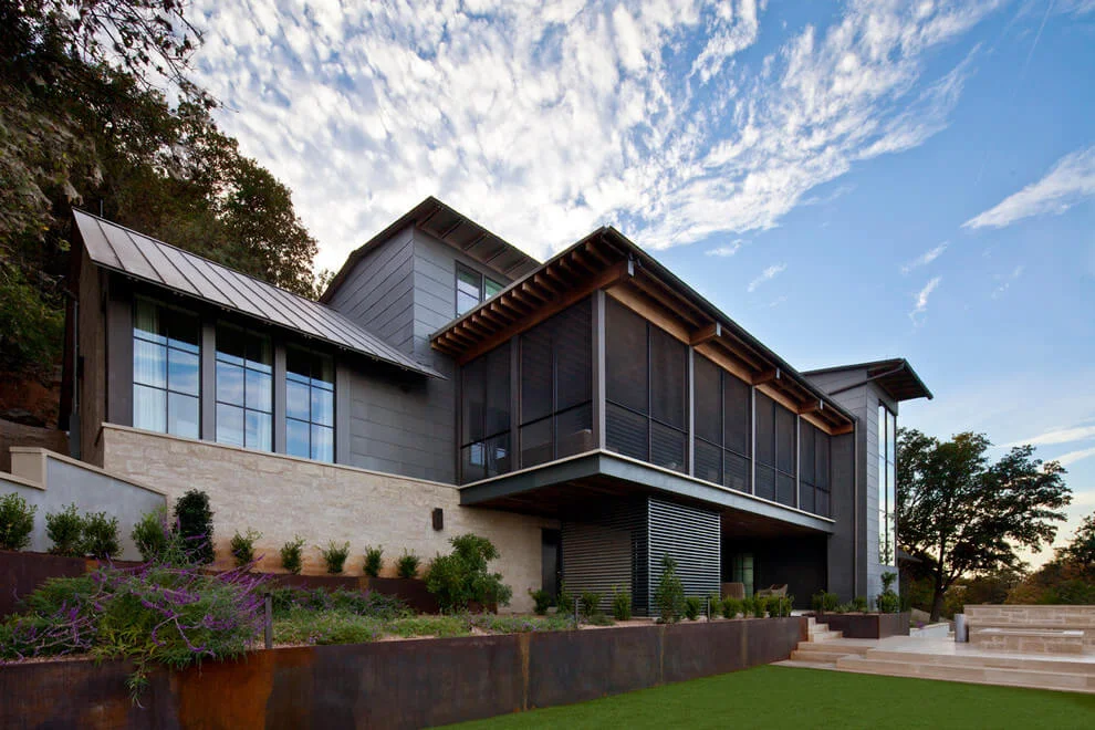 Beach pretty house tour-A beauty of a house on Horseshoe Bay-Backside of House 2.jpg