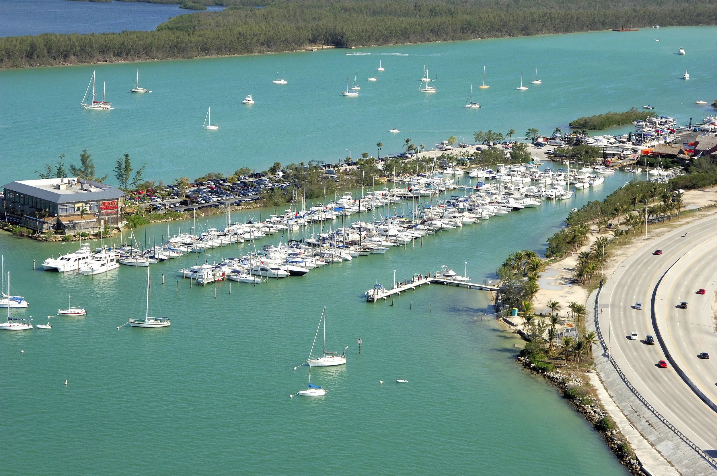 Rickenbacker Marina on Key Biscayne