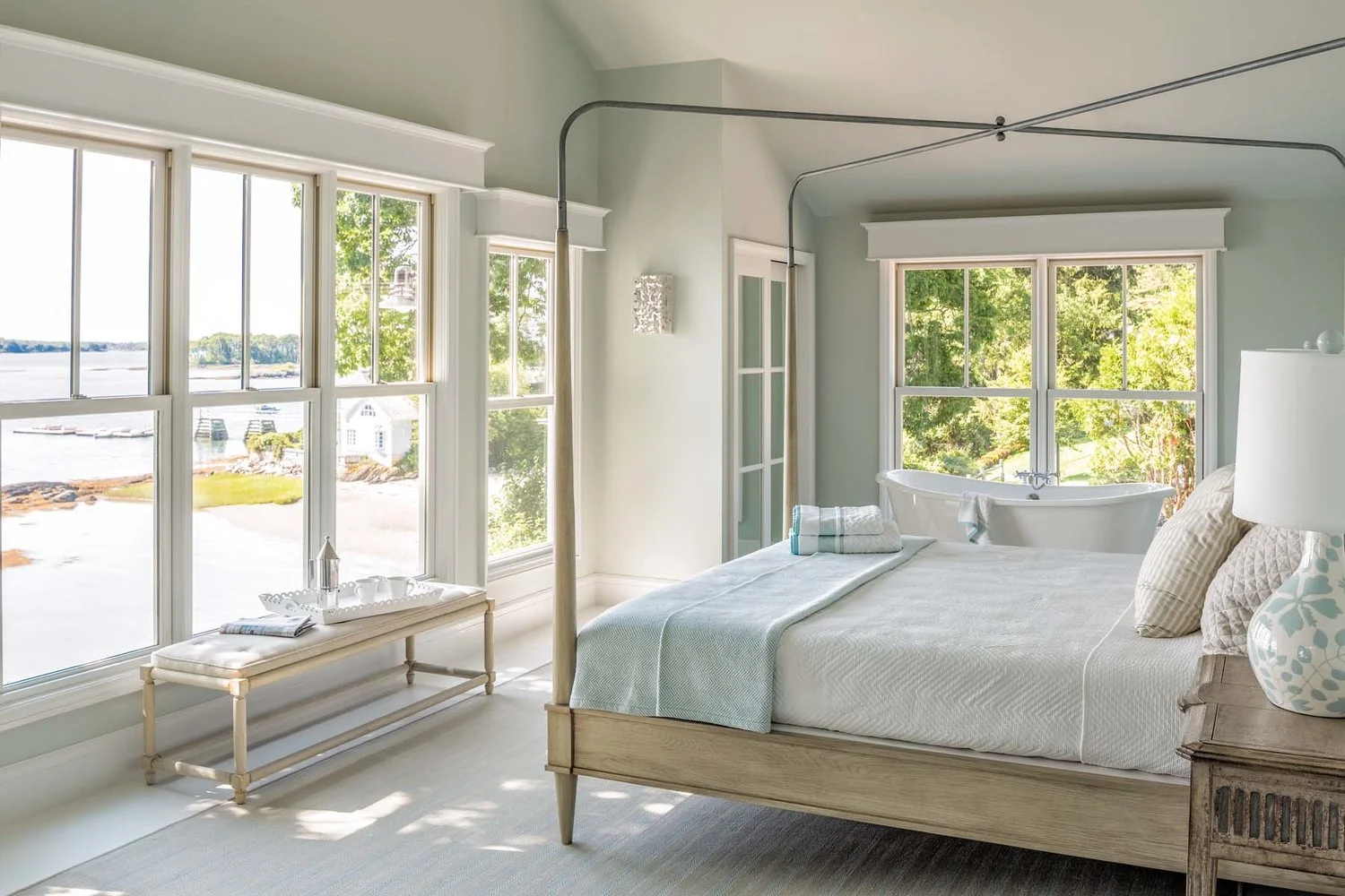 Sweet view in this Master Bedroom Suite.