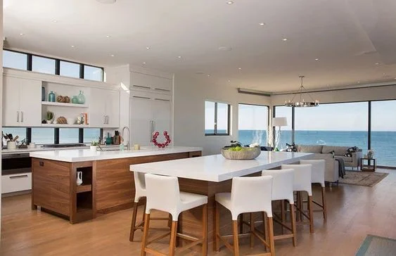 Perfection… a modern kitchen sporting clean lines and forward-thinking materials via