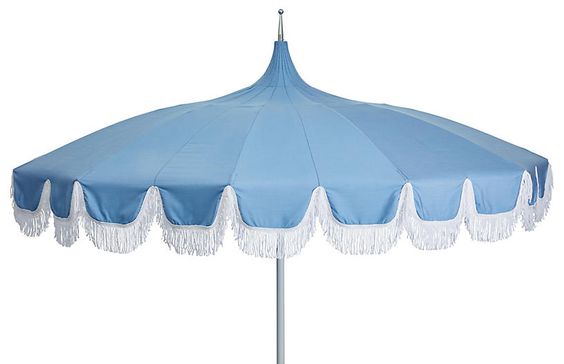 Light Blue Outdoor Umbrella