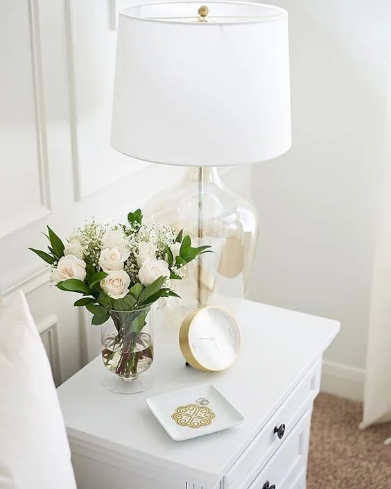 Such a Pretty Nightstand to Awake To- Via