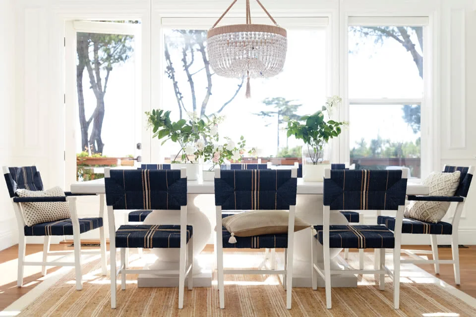 Casual Coastal Dining Room Style