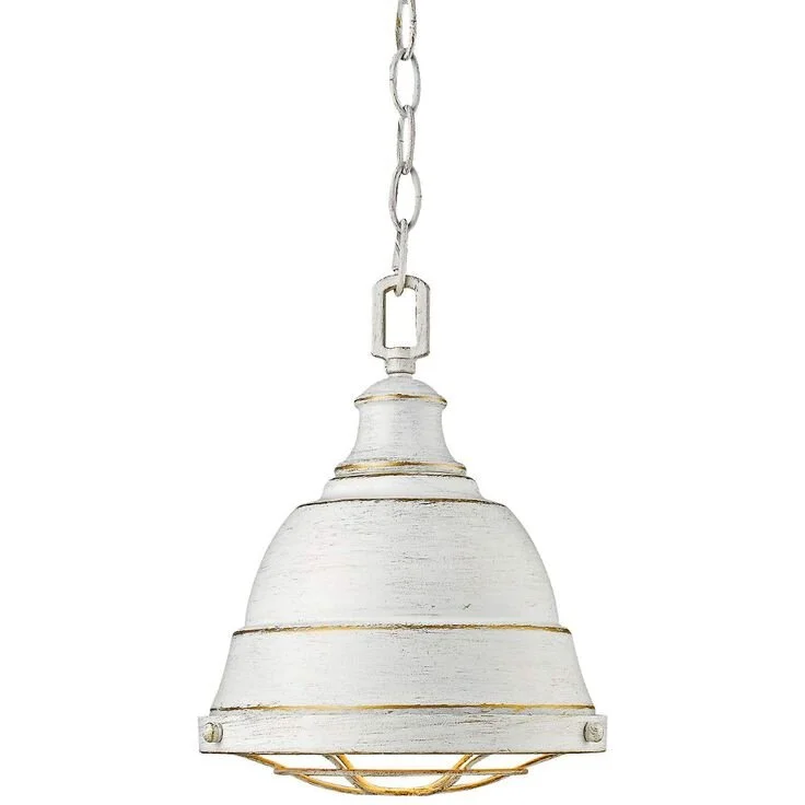 Bartlett 9 1/4" Wide French White Mini Pendant