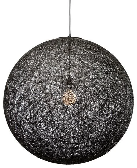 Black Single Bulb String 30 Pendant Lamp