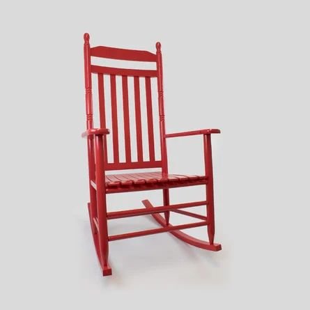 Fong Ash Solid Wood Patio Rocking Chair