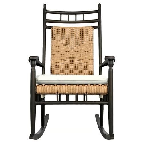 Lloyd Flanders Low Country Sunbrella Woven Outdoor Porch Rocking Lounge Chair