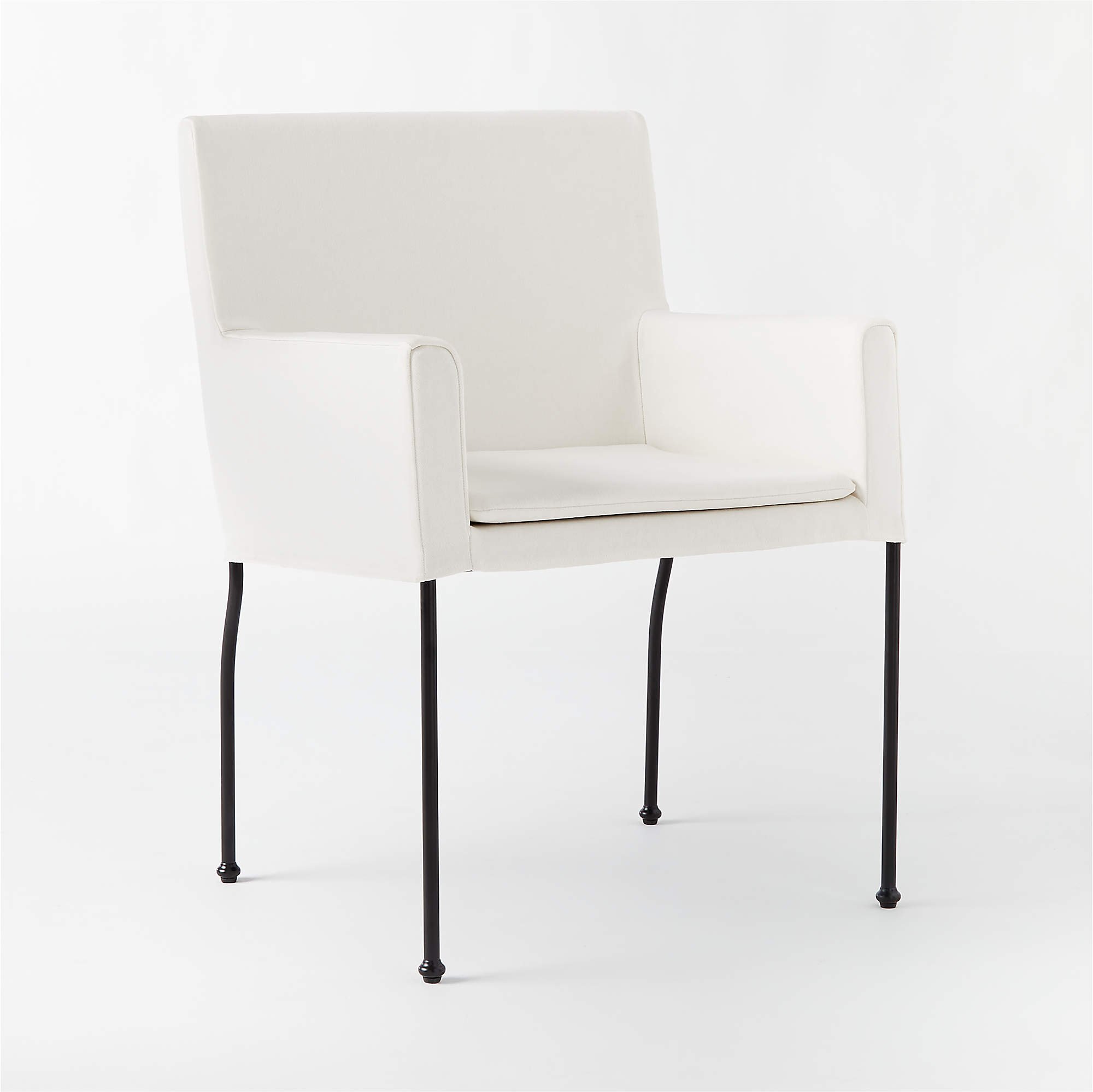 Drop Ivory Dining Armchair