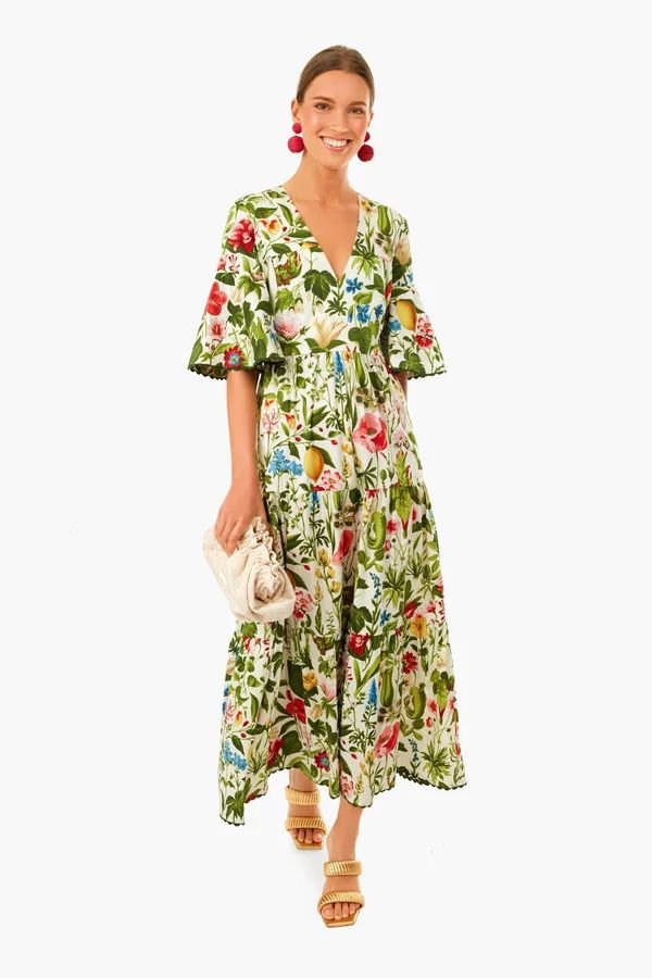 Blooming Botanical Ginger Dress