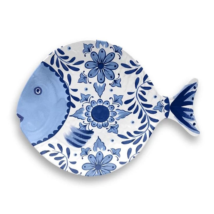 Avignon Figural Fish Melamine Tray