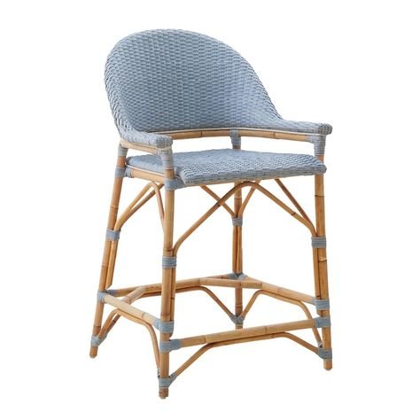 Newport Coastal Blue Counter Stool