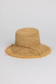 Packable Raffia Bucket Hat