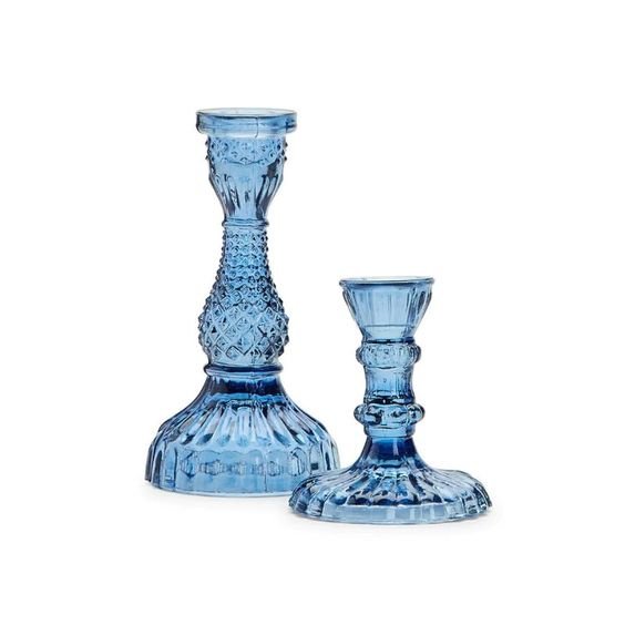 Salerno Glass Candle Holders