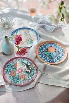 Ellen Merchant Melamine Dinner Plate