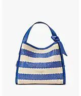 Knott Striped Medium Crossbody Tote