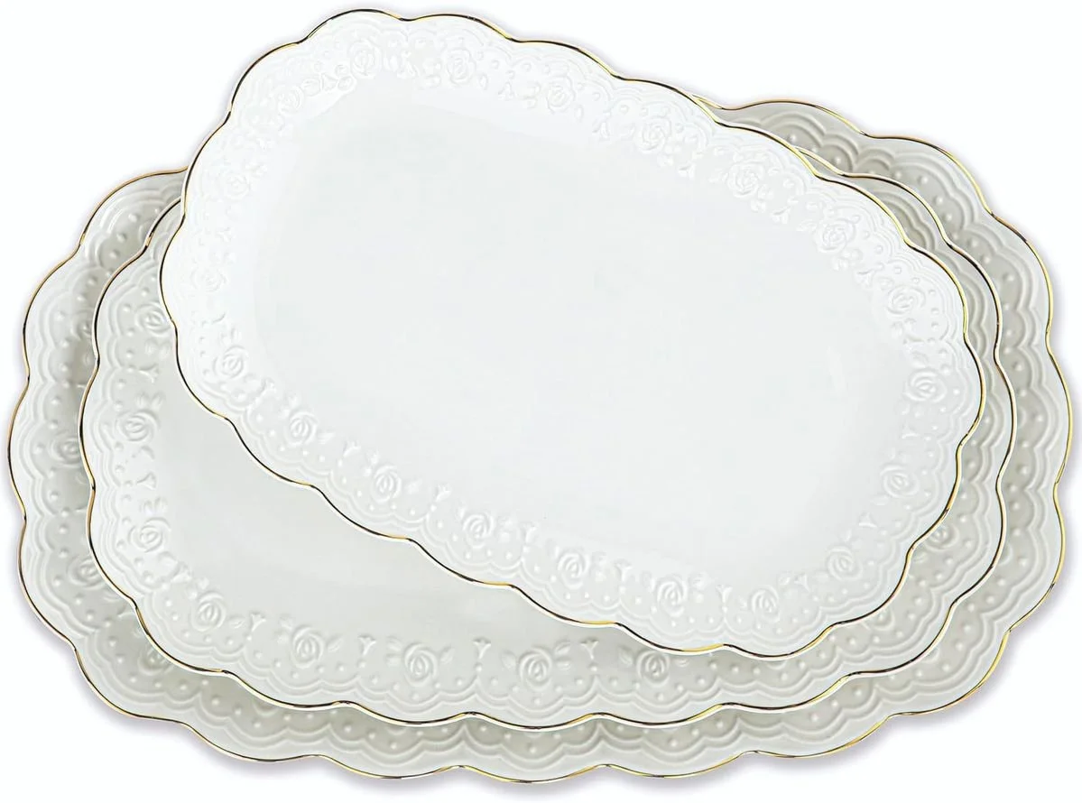 Kassel Ceramic Serving Platter Set