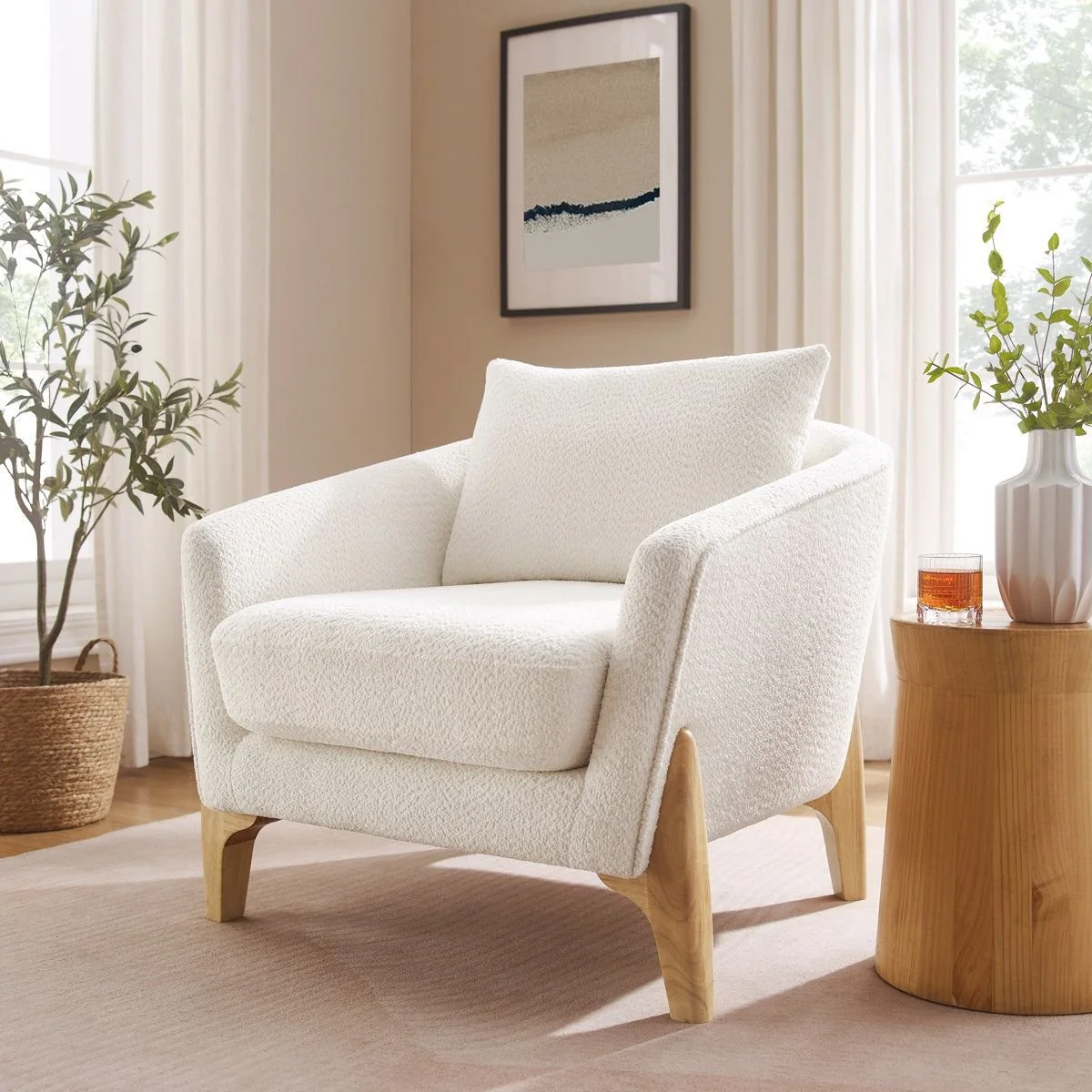 Kervin Upholstered Armchair Wayfair