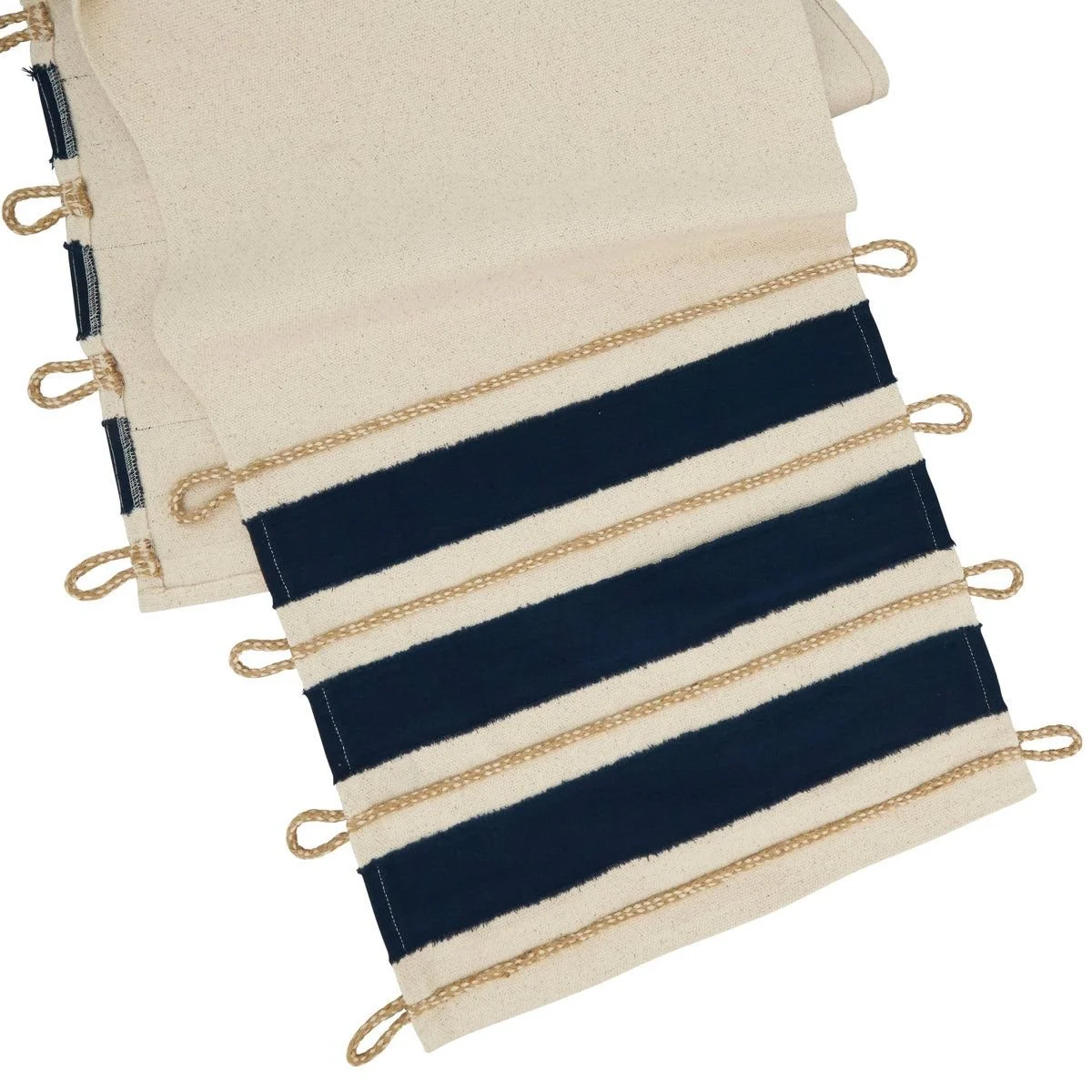 Coastal Retreat Rope Applique Table Runner