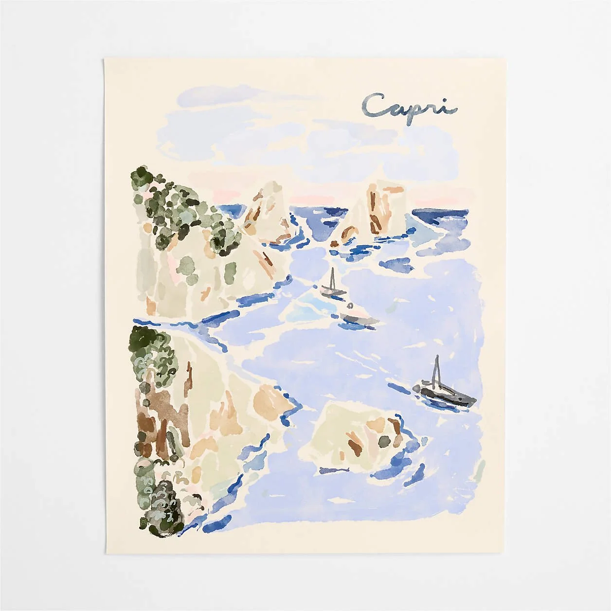 Capri by Jimmy Thompson Wall Art Print
